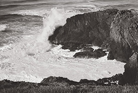 Crashing Wave & Churning Sea