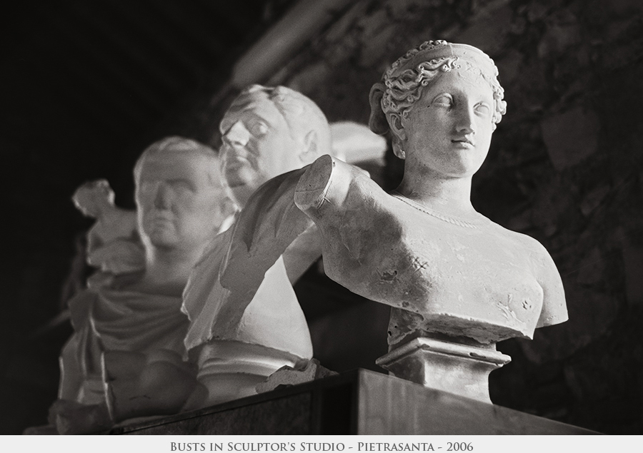 Busts in Sculptor's Studio