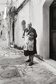 Woman Wearing Apron