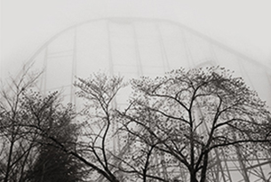 Roller Coaster in Fog