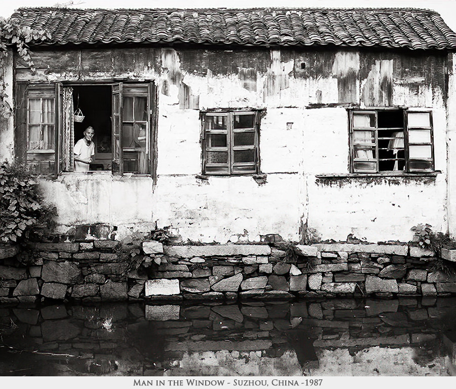 man in the window