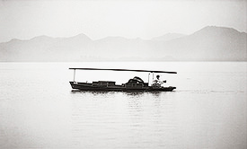 boat on West lake