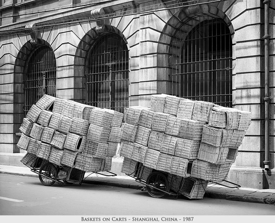 baskets on carts