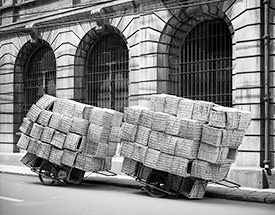 baskets on carts