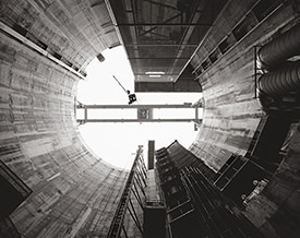 water discharge tunnel