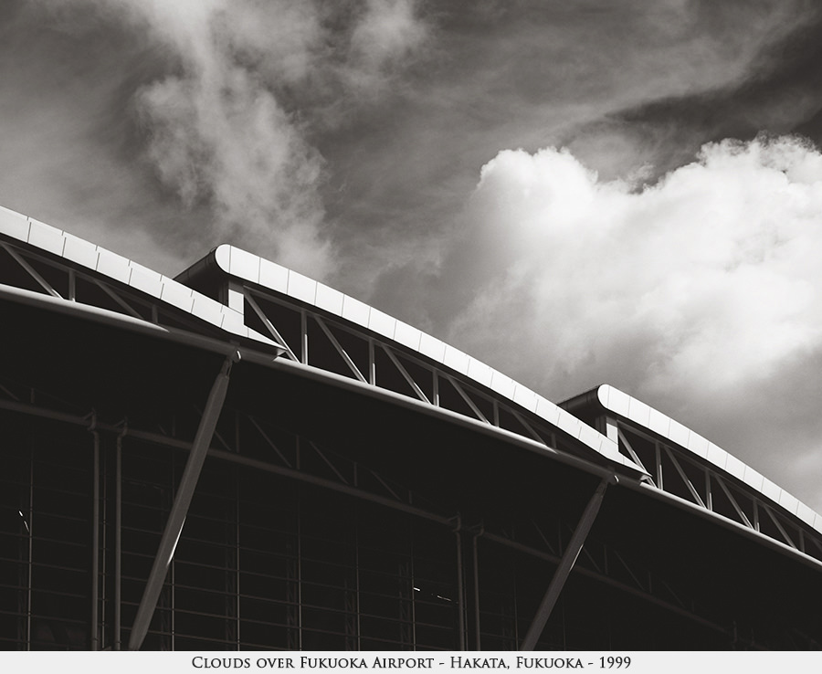 clouds over Fukuoka Airport