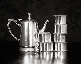 teapot & napkin rings
