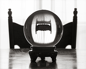 chair & crystal ball