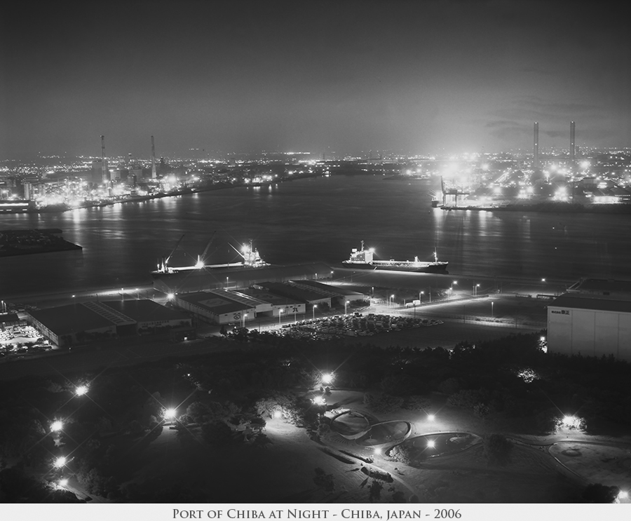 Port of Chiba at Night