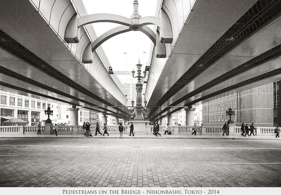 Pedestrians on the Bridge