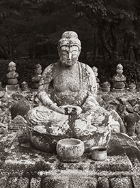 Stone Buddha Meditating